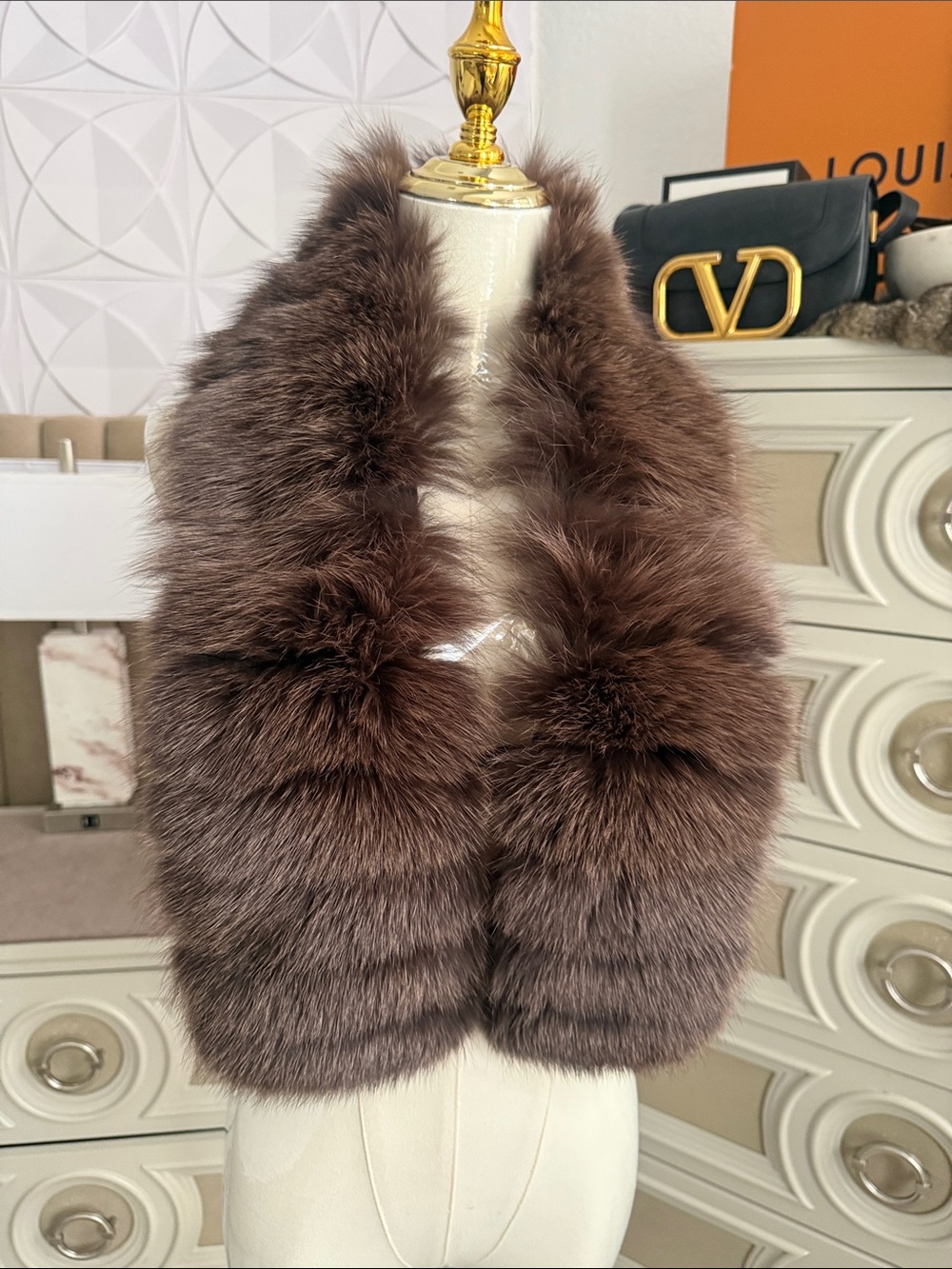 Real Fox fur shawl